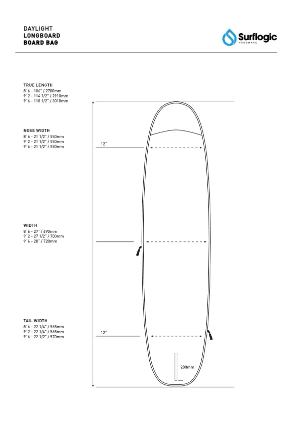 Daylight Longboard board bag_sizes.webp