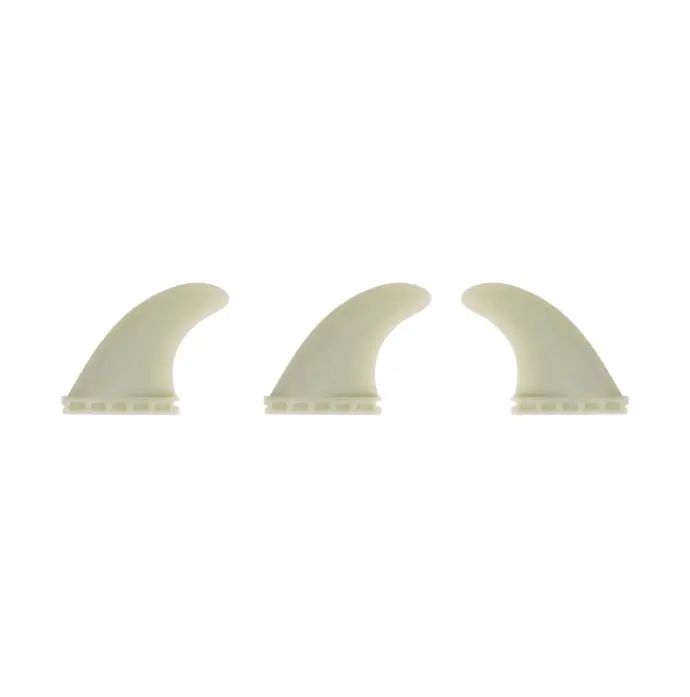 Thruster fin set Standard - Single tab - clear