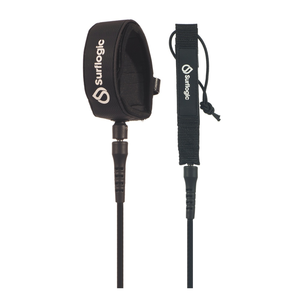 Leash Longboard 9' cheville noir