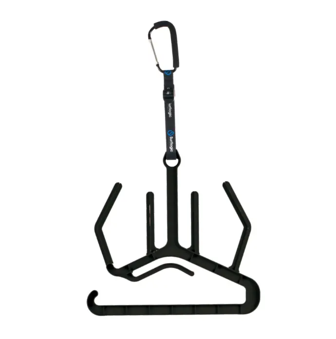 Percha traje y accesorios Maxi Double System negra