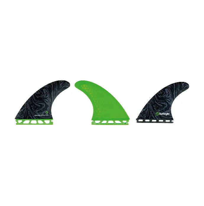 Quillas thruster surf Performance Series M - Verde