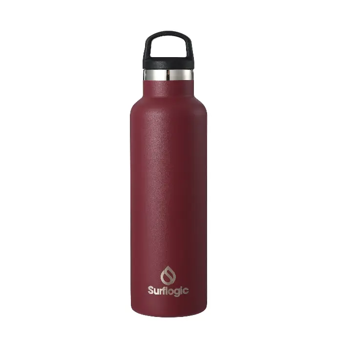 Botella isotérmica 600ml burdeos