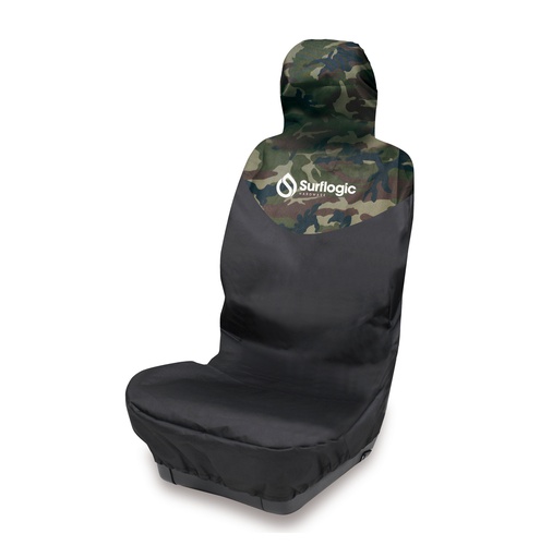 [59093] Funda asiento coche individual negro & camuflaje