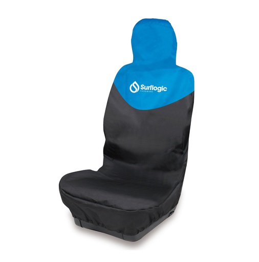 [59095] Funda asiento coche individual negro & cyan