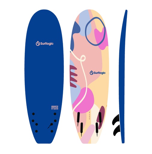[80903] Softboard Smooth operator 6'6 Quad