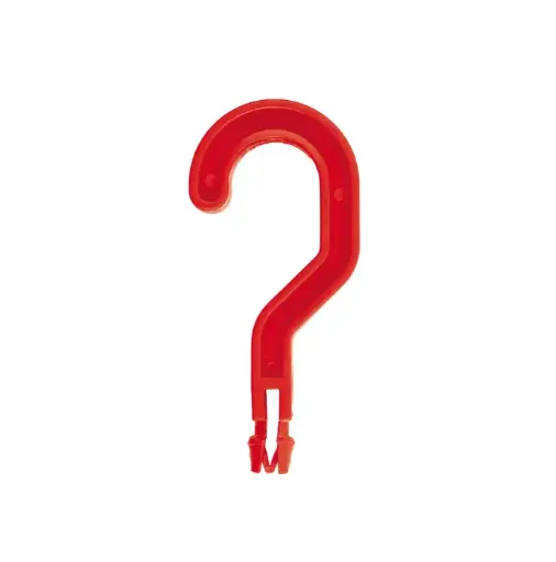 [80213] Gancho Clip system rojo